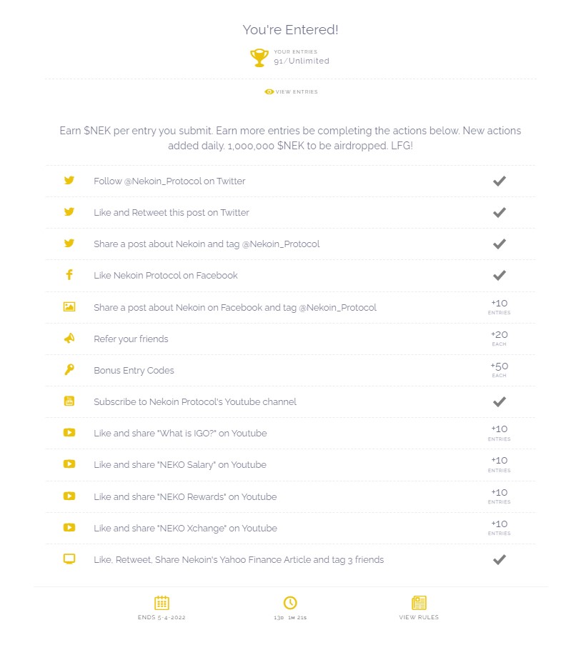      Nekoin Protocol