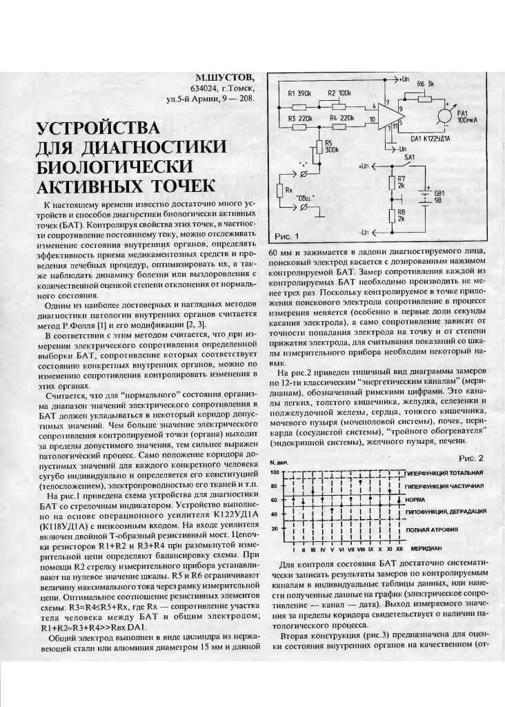 Метод рагеля лечение схема устройства