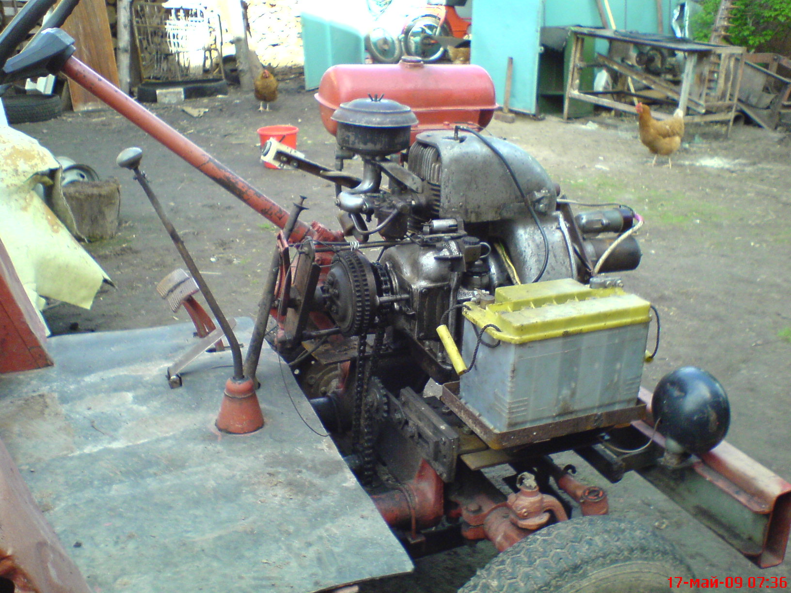 Трактор из Оки — изготовление своими руками, с двигателем от Оки
