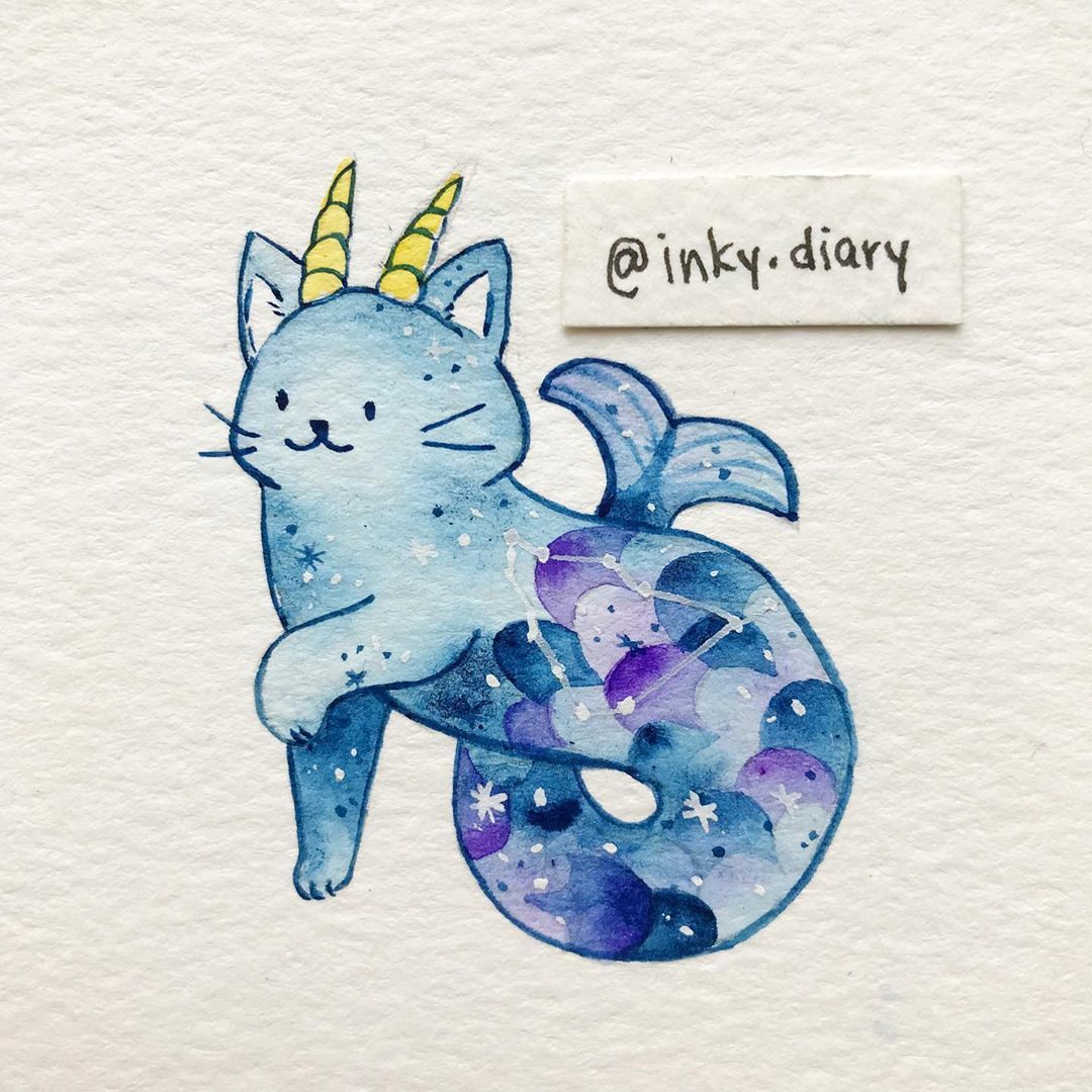 @Inky.Diary милые иллюстрации