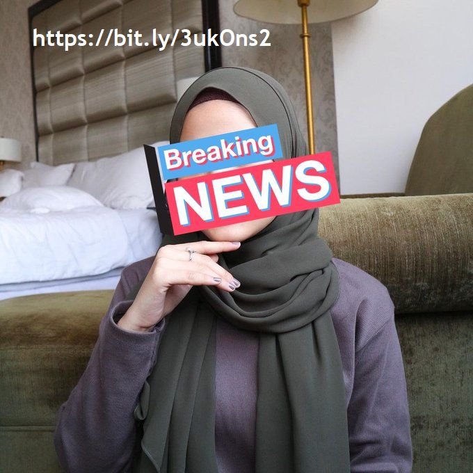 Foto Meme Breaking News Gadis Berjilbab Cantik di Kamar Hotel